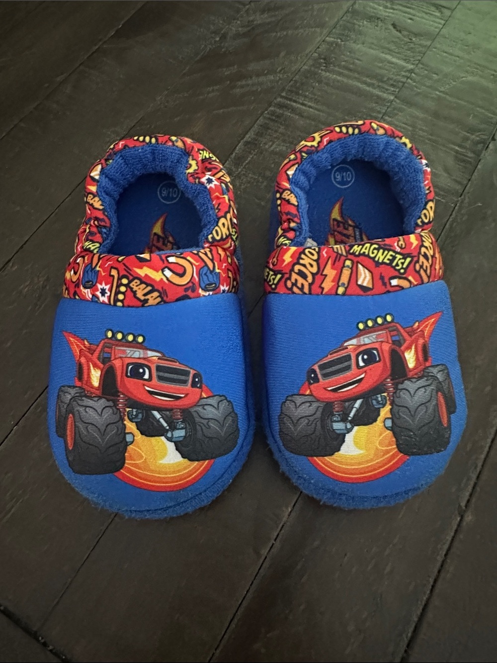 Blaze Monster Truck Kids Slip-On Slippers